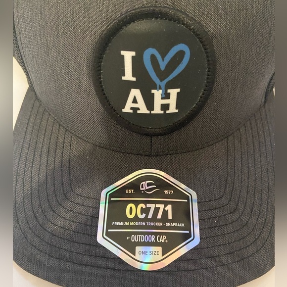 I ♥ AH Trucker Hat – OC771 by Outdoor Cap (One Size) - Picture 2 of 5